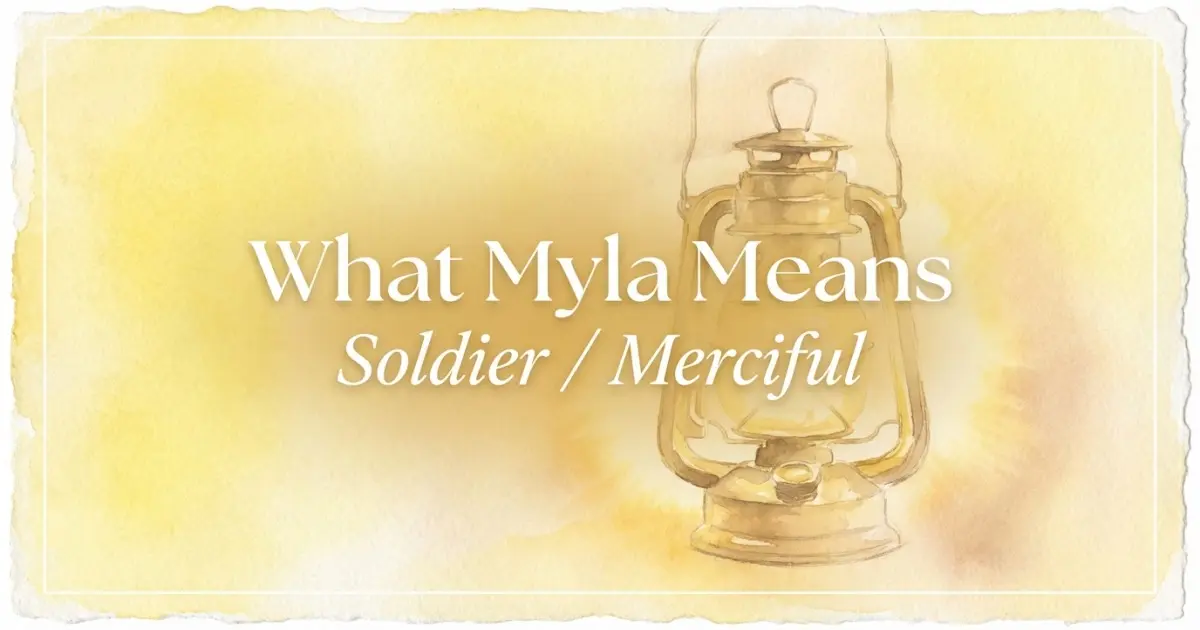 Myla name meaning Soldier / Merciful
