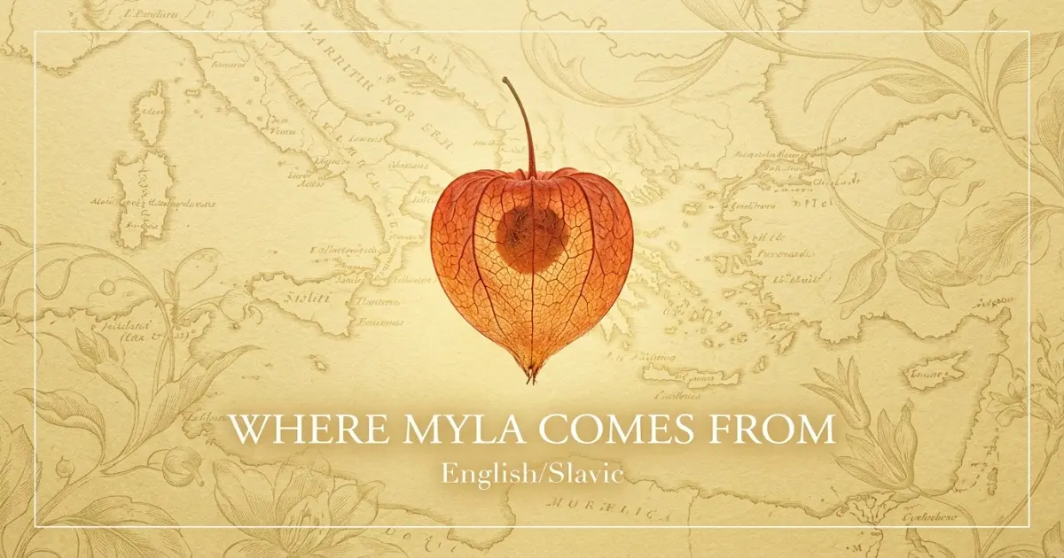 The name Myla comes from: English/Slavic