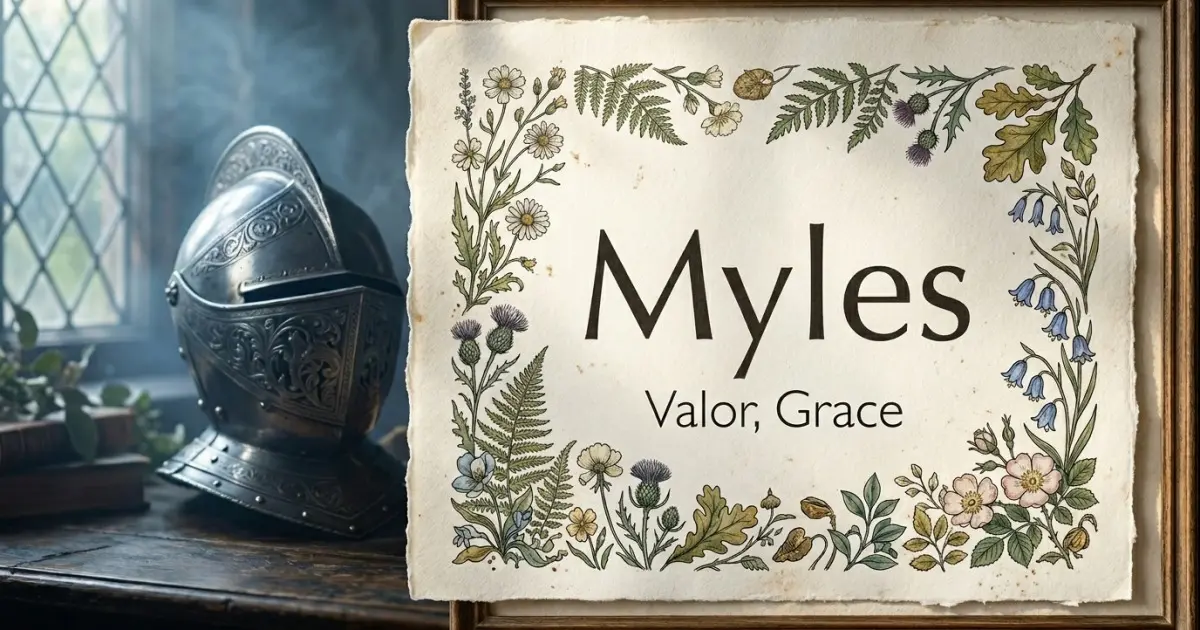 Myles meaning themes: valor, grace