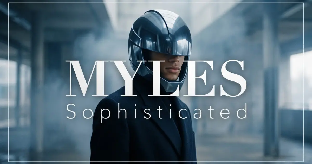 Myles name vibe: Sophisticated