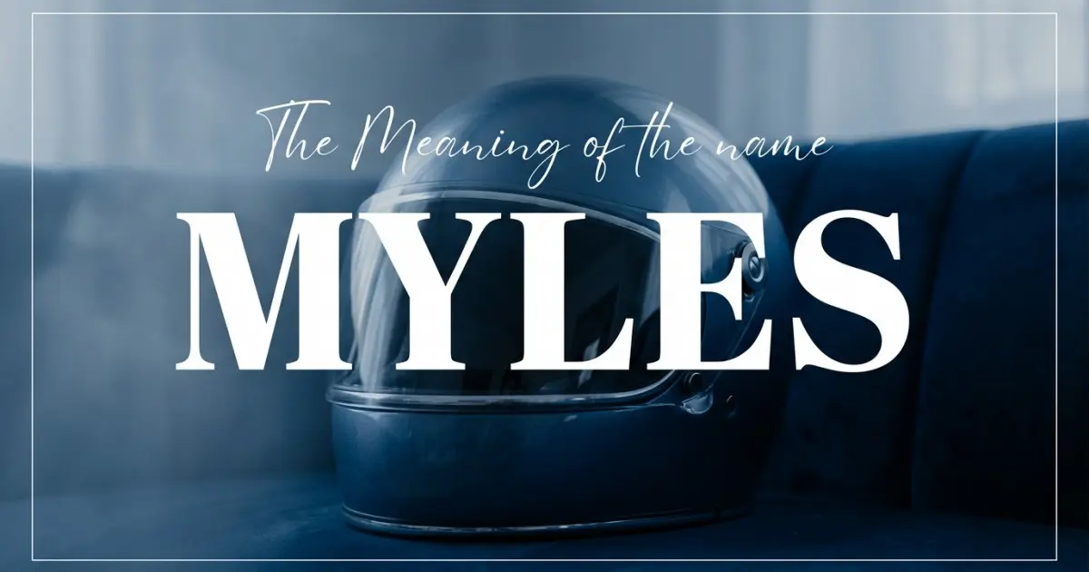 Myles name meaning