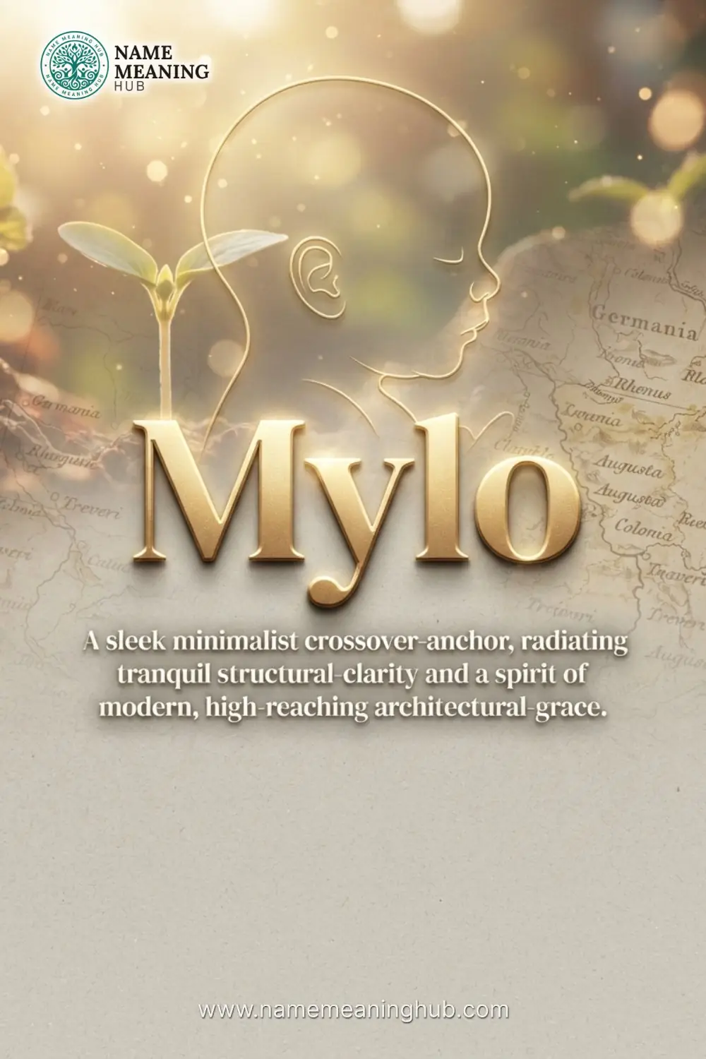 Meaning of the name Mylo: A sleek minimalist crossover-anchor, radiating tranquil structural-clarity and a spirit of modern, high-reaching architectural-grace.