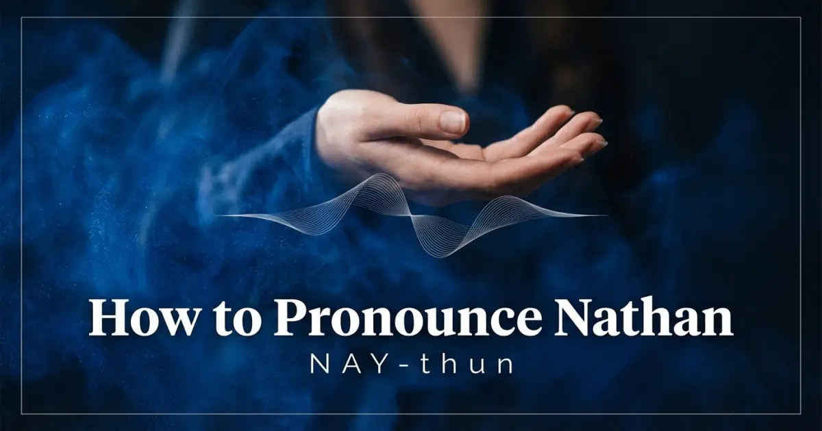 How to pronounce Nathan