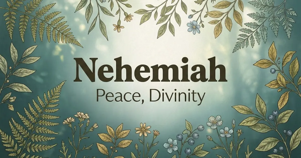 Nehemiah meaning themes: peace, divinity