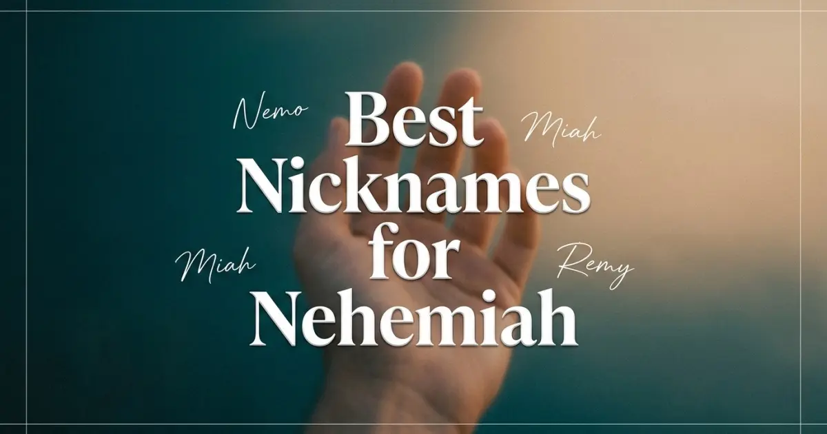 Nicknames for Nehemiah