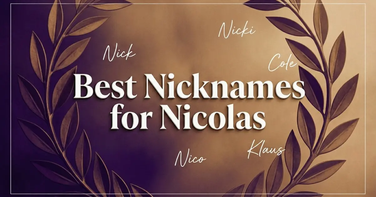 Nicknames for Nicolas