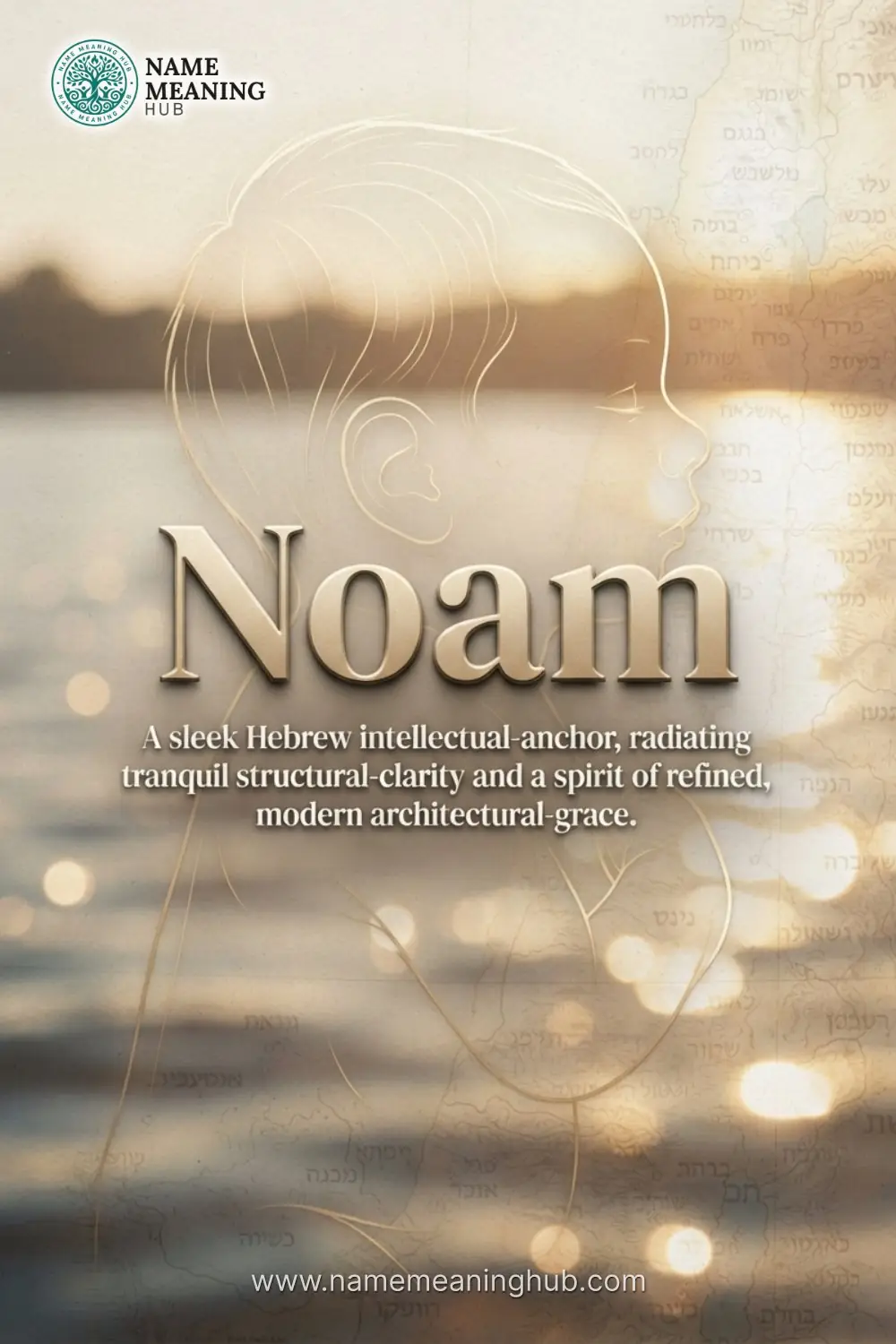 Meaning of the name Noam: A sleek Hebrew intellectual-anchor, radiating tranquil structural-clarity and a spirit of refined, modern architectural-grace.