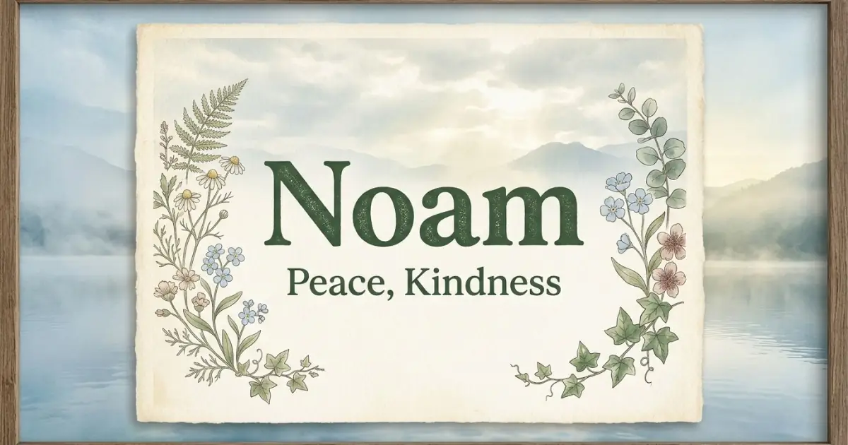Noam meaning themes: peace, kindness