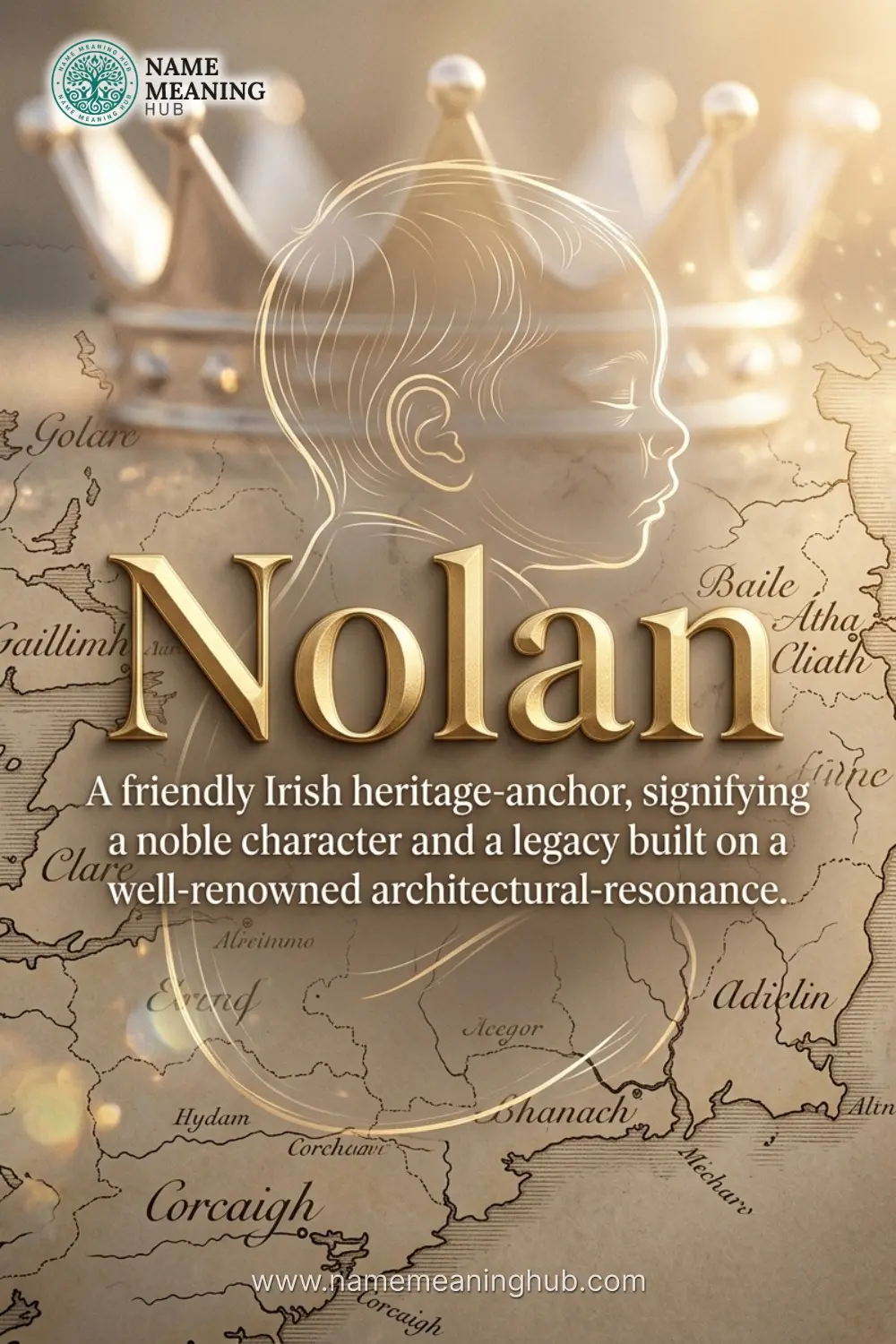 Meaning of the name Nolan: A friendly Irish heritage-anchor, signifying a noble character and a legacy built on a well-renowned architectural-resonance.