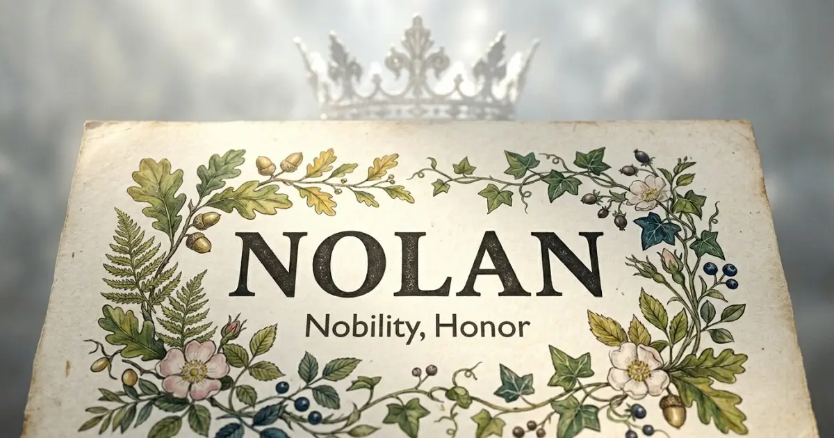 Nolan meaning themes: nobility, honor