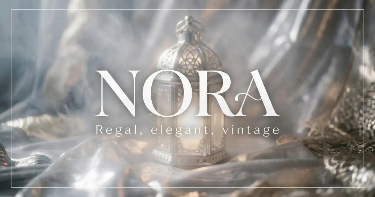Nora name vibe: Regal, elegant, vintage