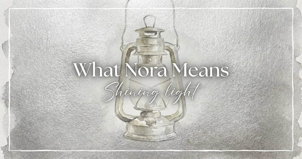 Nora name meaning Shining light