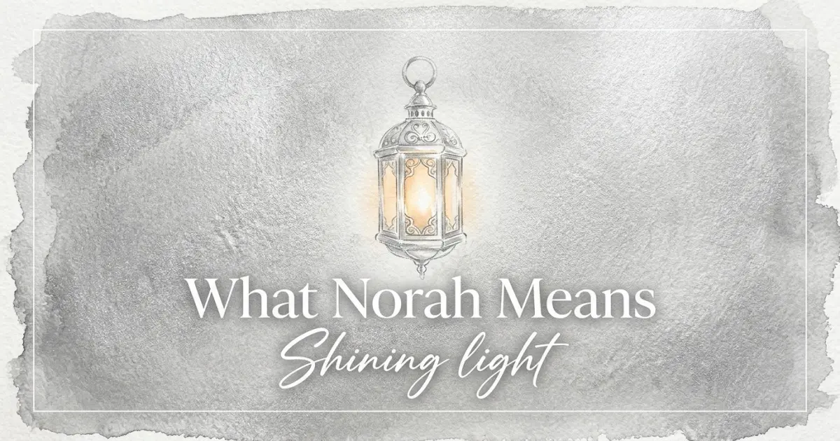 Norah name meaning Shining light