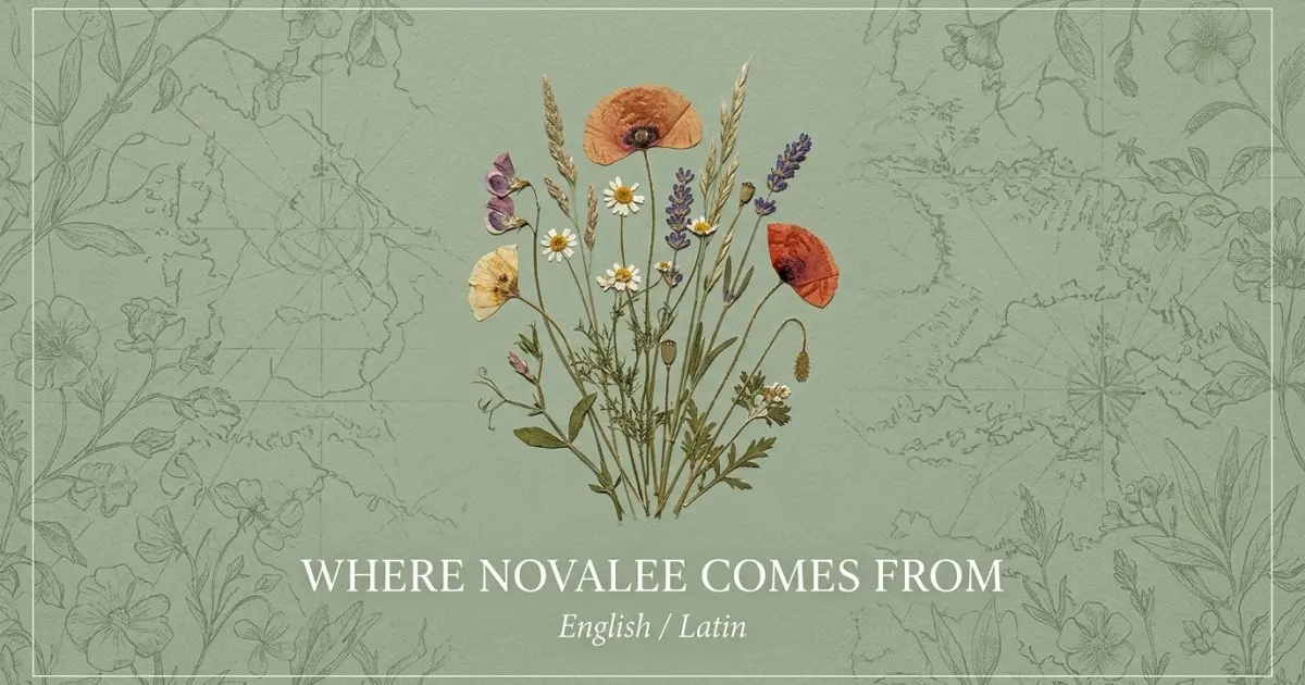 The name Novalee comes from: English / Latin