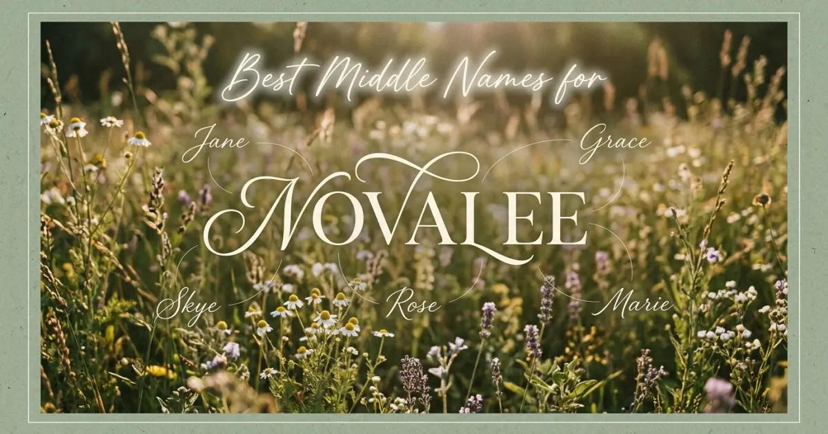 Best middle names for Novalee