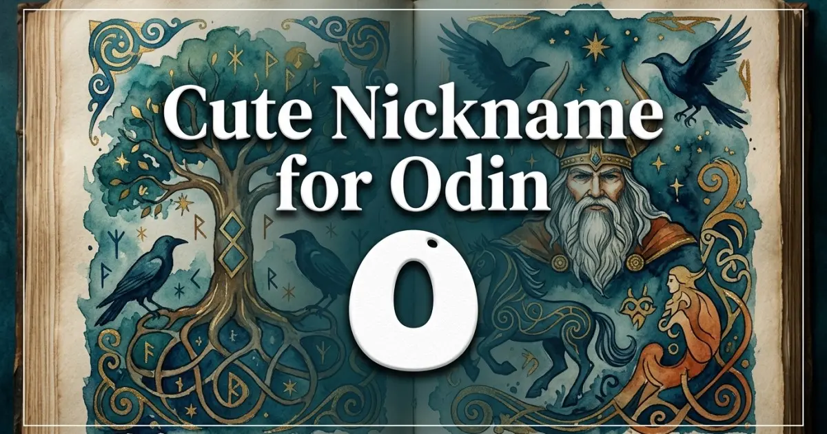 Cute nickname for Odin: O