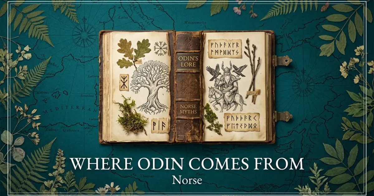 The name Odin comes from: Norse