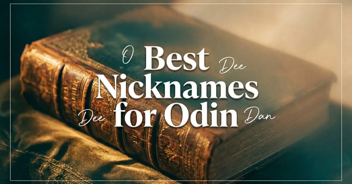 Nicknames for Odin