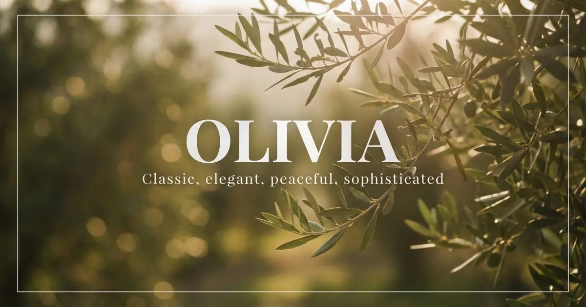 Olivia Name Vibe