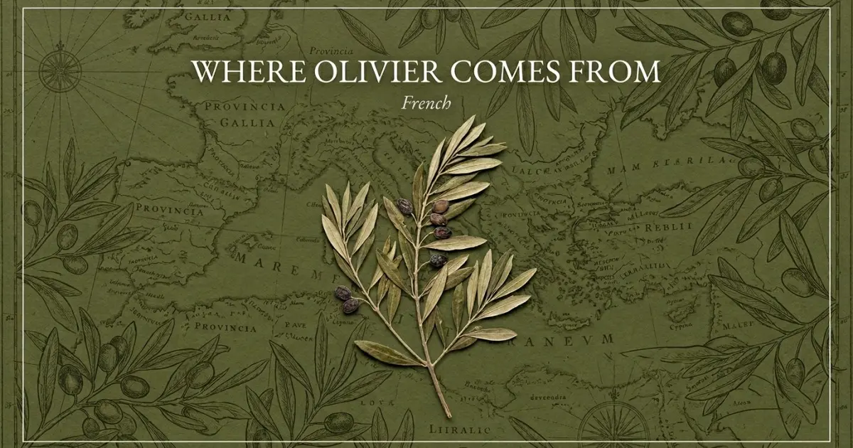 The name Olivier comes from: French