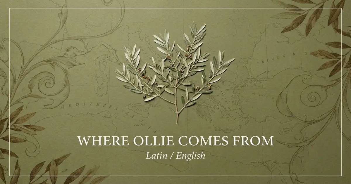 The name Ollie comes from: Latin / English