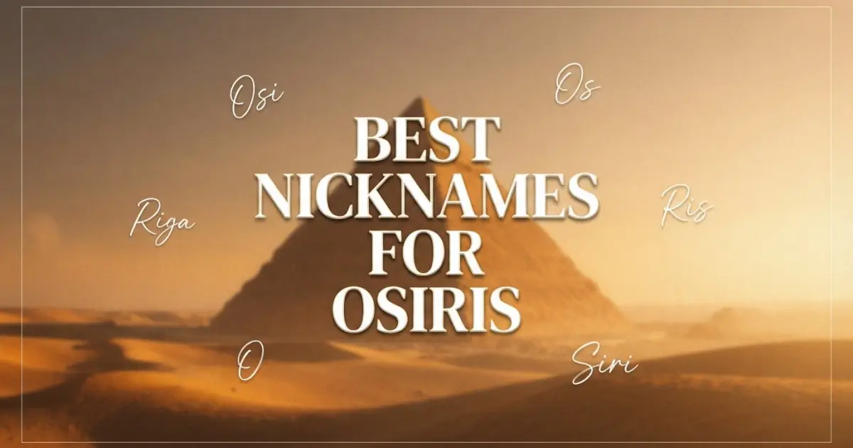 Nicknames for Osiris