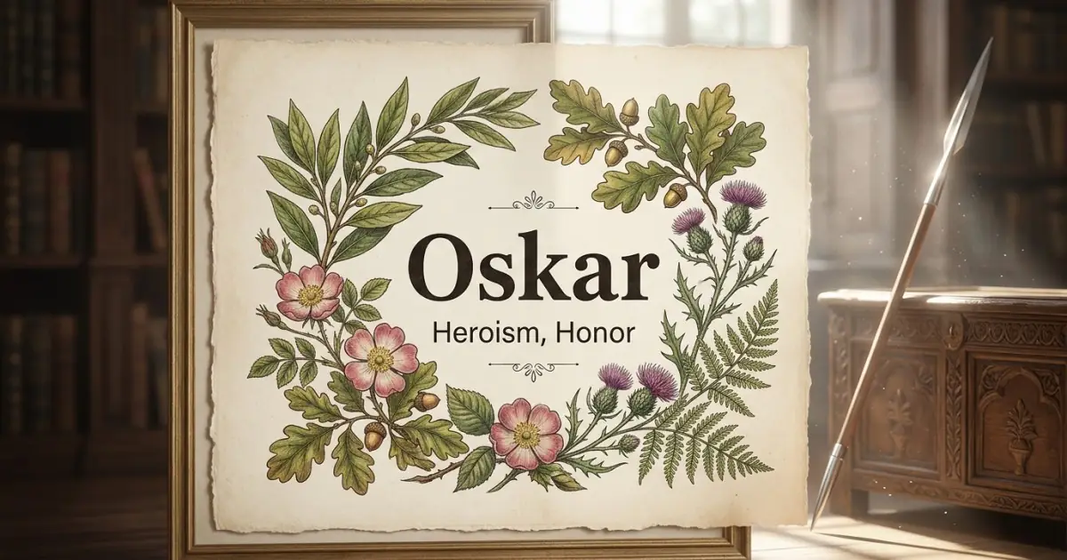 Oskar meaning themes: heroism, honor