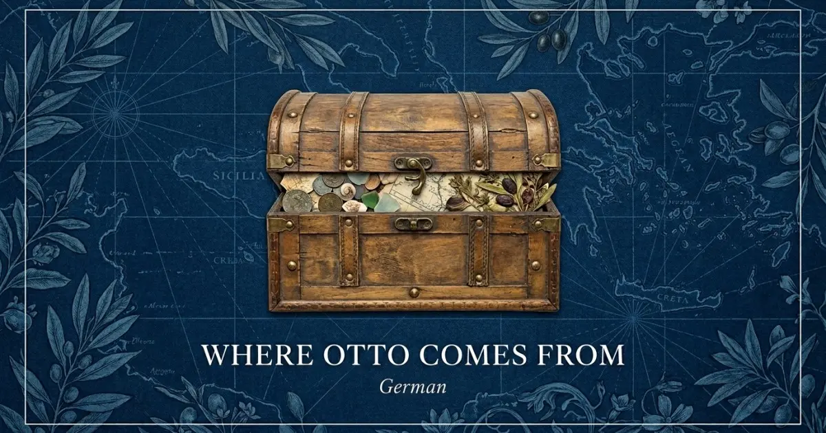 The name Otto comes from: German