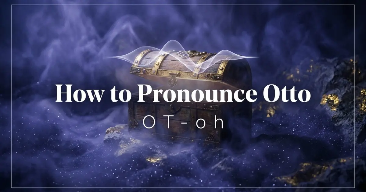 How to pronounce Otto