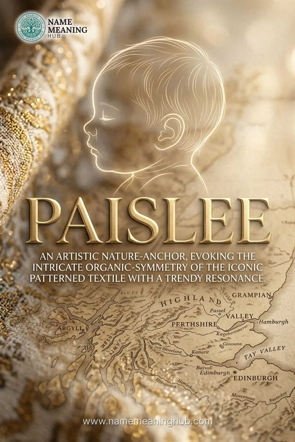 Meaning of the name Paislee: An artistic nature-anchor, evoking the intricate organic-symmetry of the iconic patterned textile with a trendy resonance.