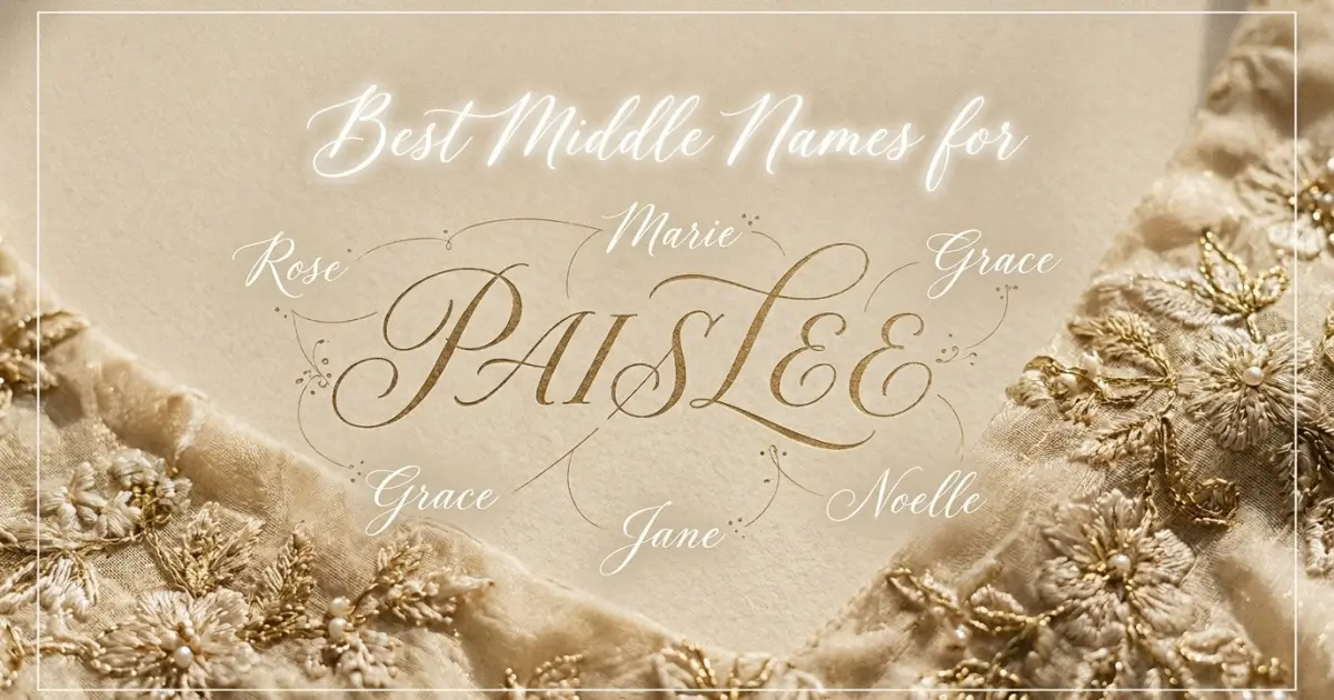 Best middle names for Paislee