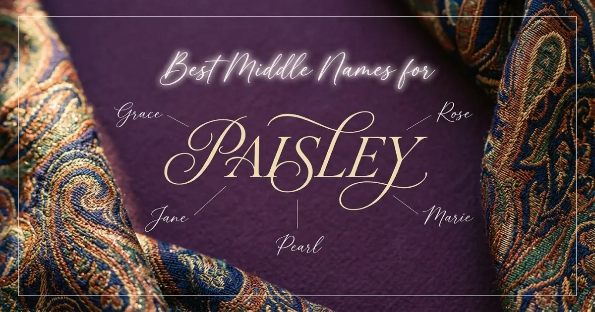 Best middle names for Paisley