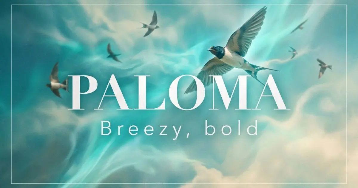 Paloma name vibe: Breezy, bold