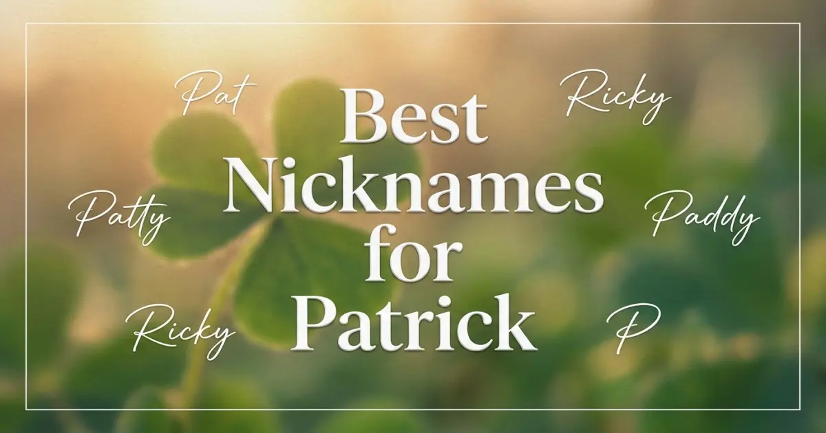 Nicknames for Patrick