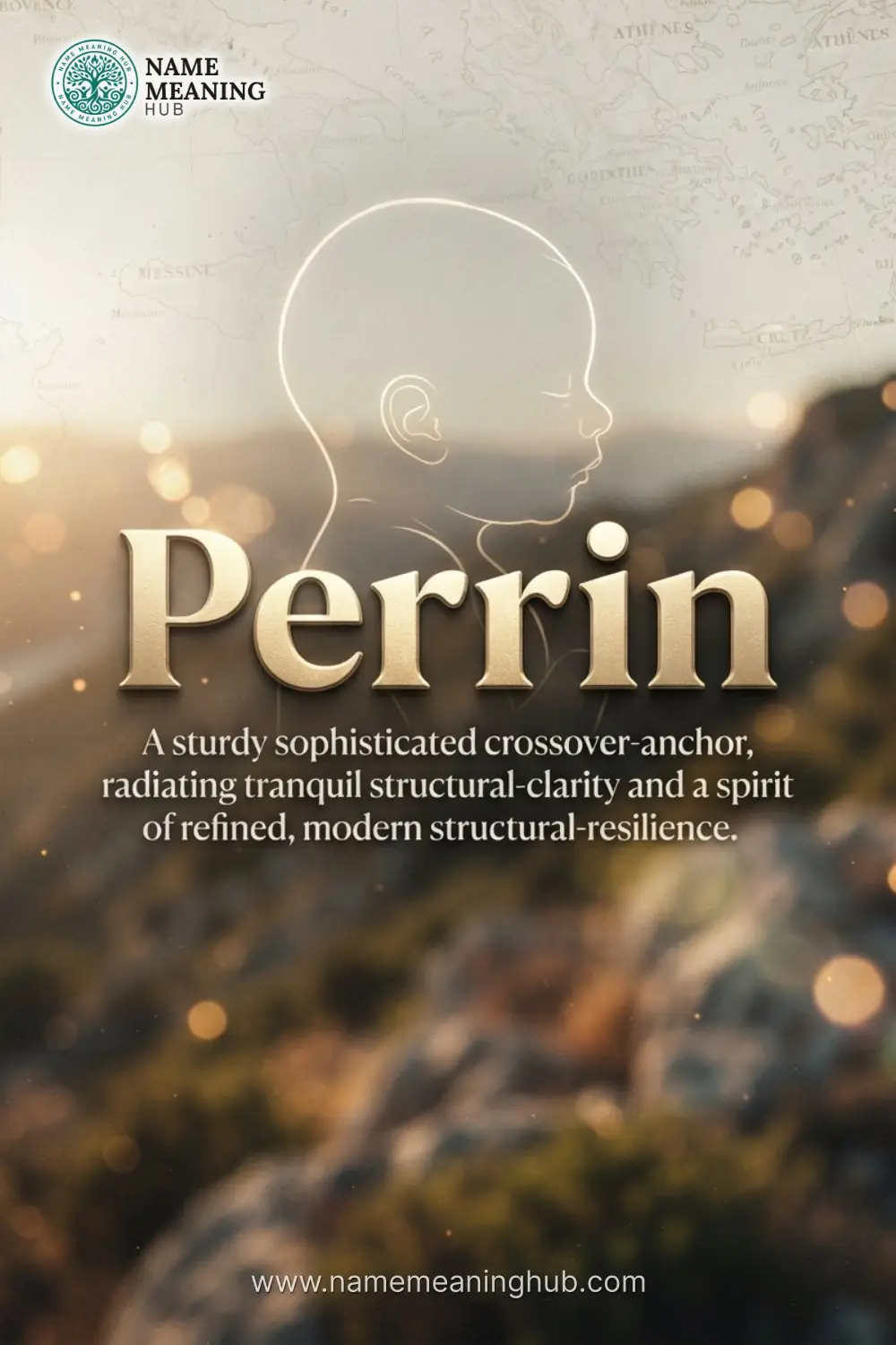 Meaning of the name Perrin: A sturdy sophisticated crossover-anchor, radiating tranquil structural-clarity and a spirit of refined, modern structural-resilience.