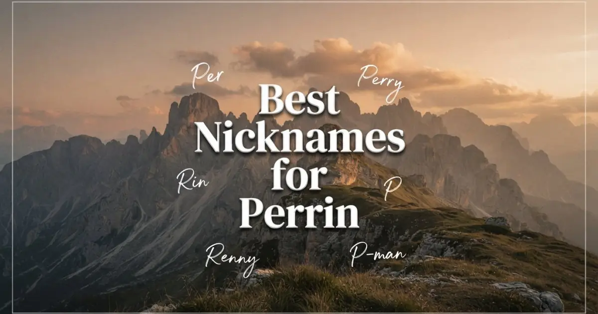 Nicknames for Perrin
