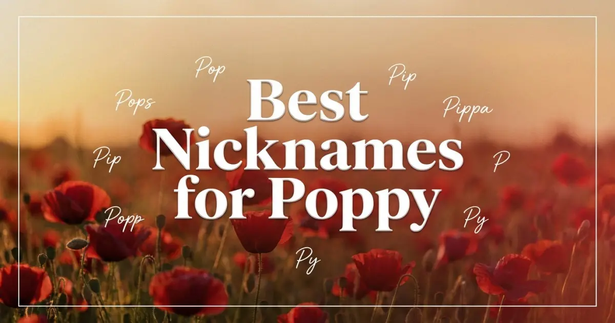 Nicknames for Poppy