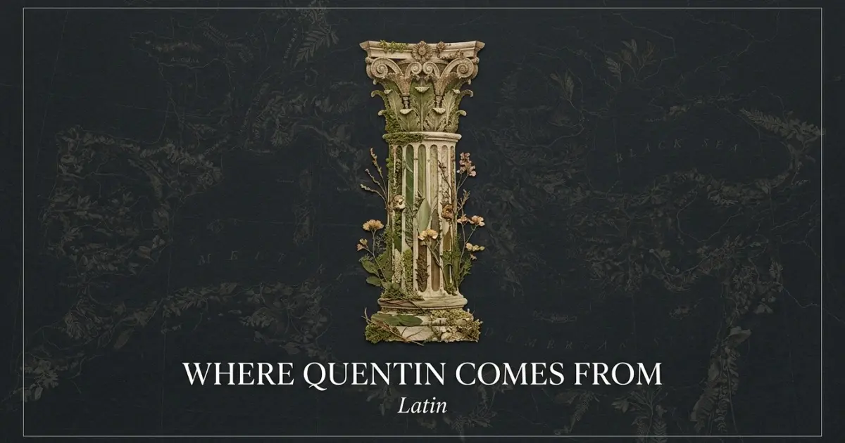 The name Quentin comes from: Latin