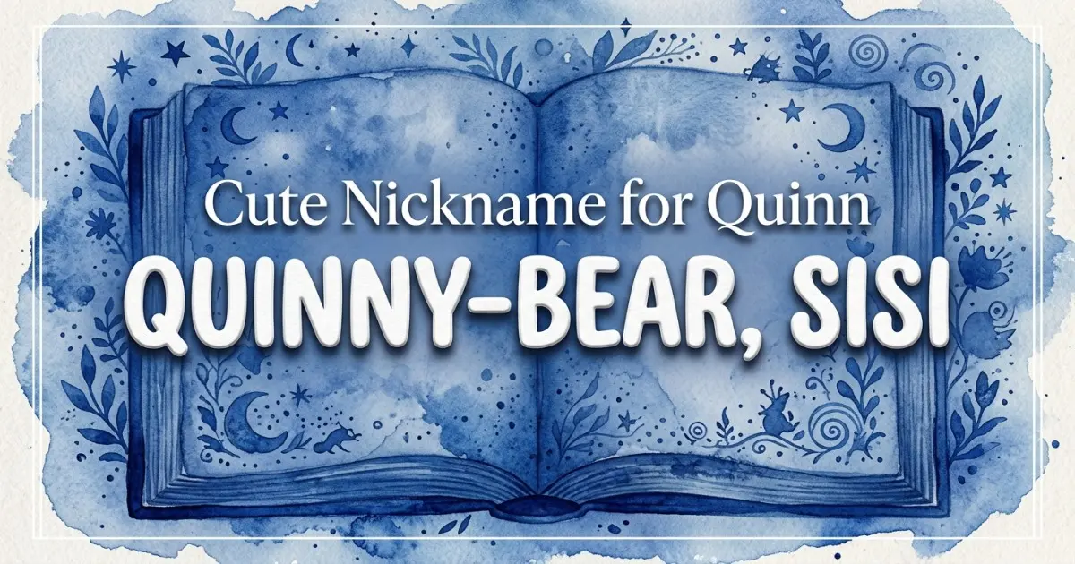 Cute Nickname For Quinn Idea