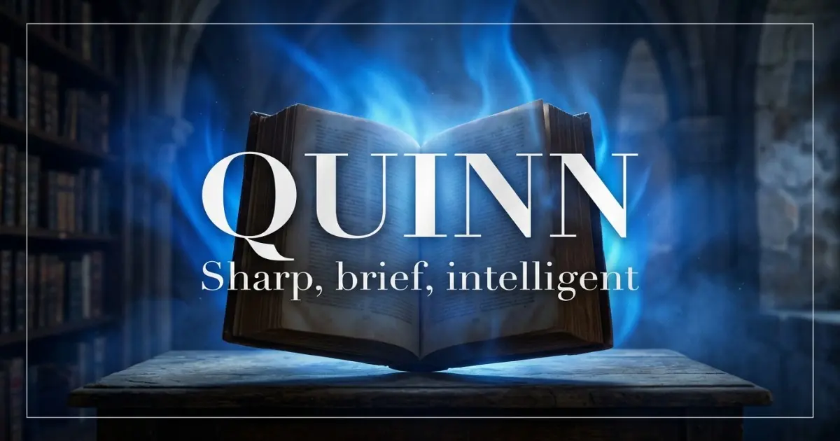 Quinn Name Vibe