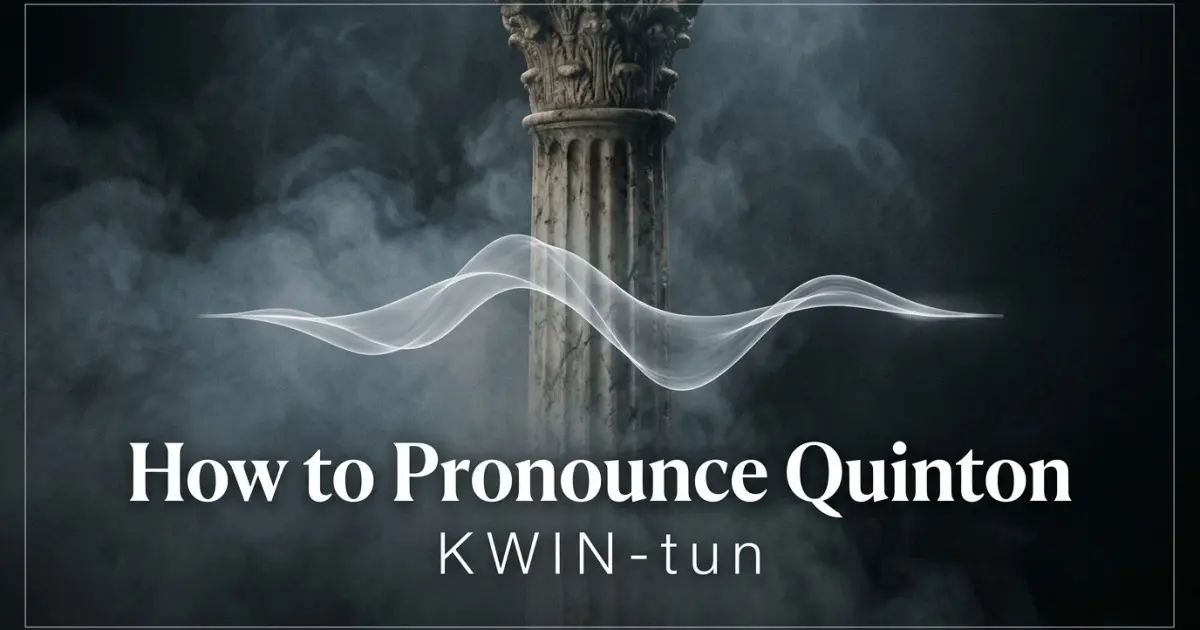 How to pronounce Quinton