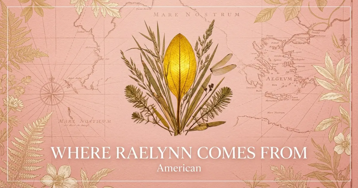 The name Raelynn comes from: American