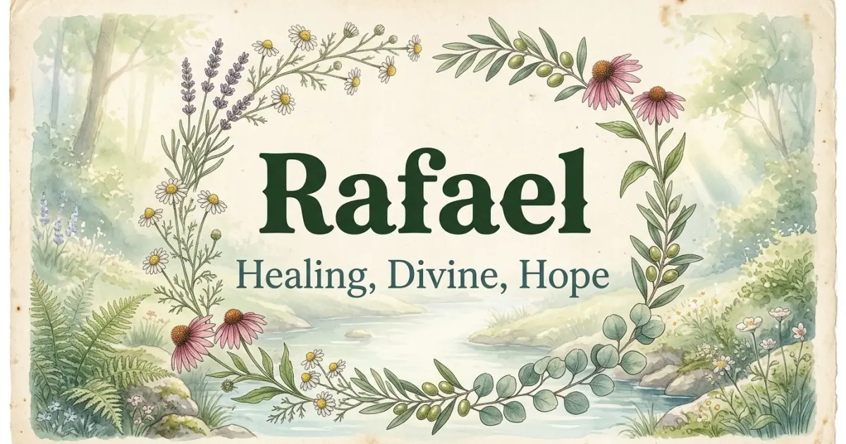 Rafael meaning themes: healing, divine, hope