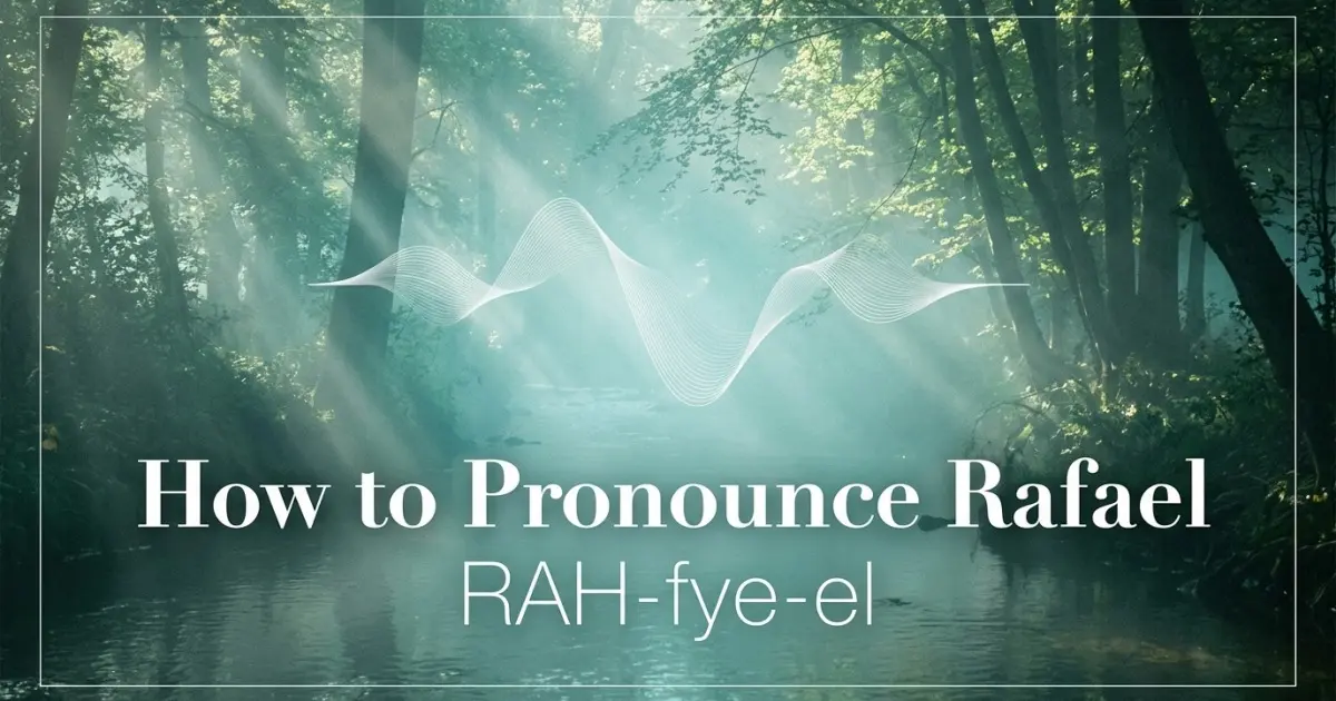 How to pronounce Rafael
