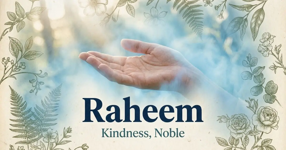 Raheem meaning themes: kindness, noble