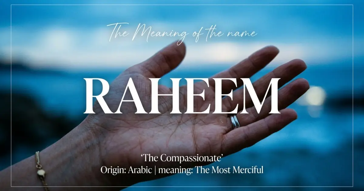 Raheem name meaning