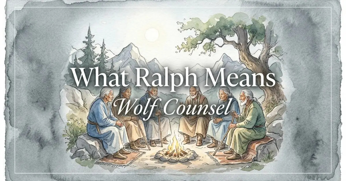 Ralph name meaning Wolf Counsel