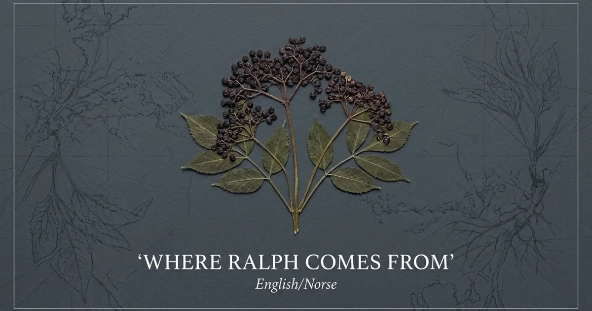 The name Ralph comes from: English/Norse