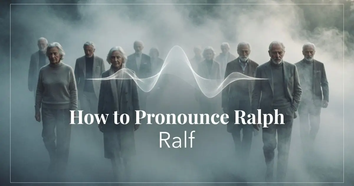 How to pronounce Ralph