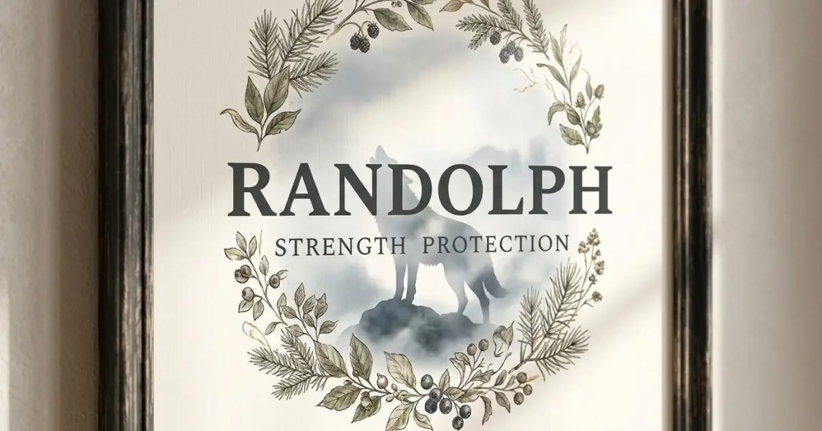 Randolph meaning themes: strength, protection